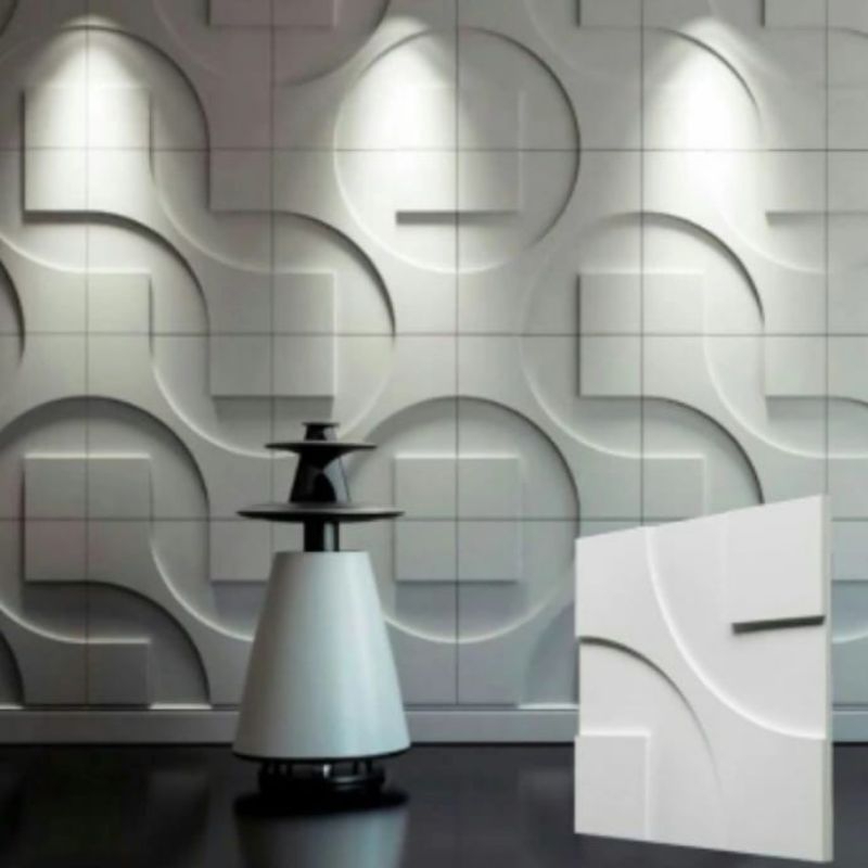 wall panel 3D panel beton motif catur