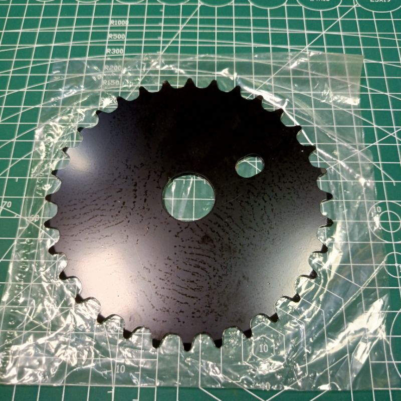 Gir Gear Crank Depan Sepeda Anak 32T Gir Langsung Genio BMX Hitam