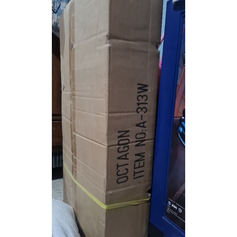 Kandang burung besi kotak ternak dan umbaran octagon 313 hitam/putih 1 dus 6 pcs