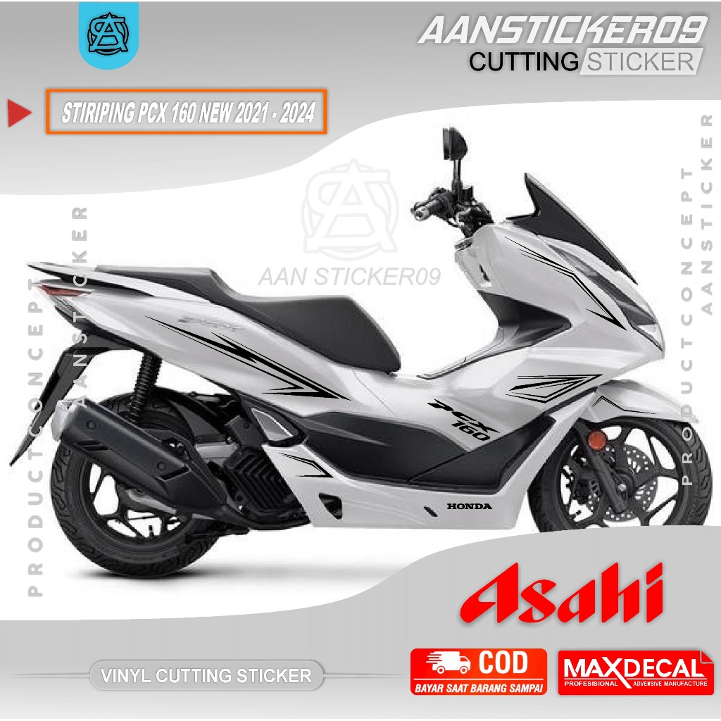 striping pcx 160 new 2022 - striping lis bodi pcx 160 simple concept striping motor pcx