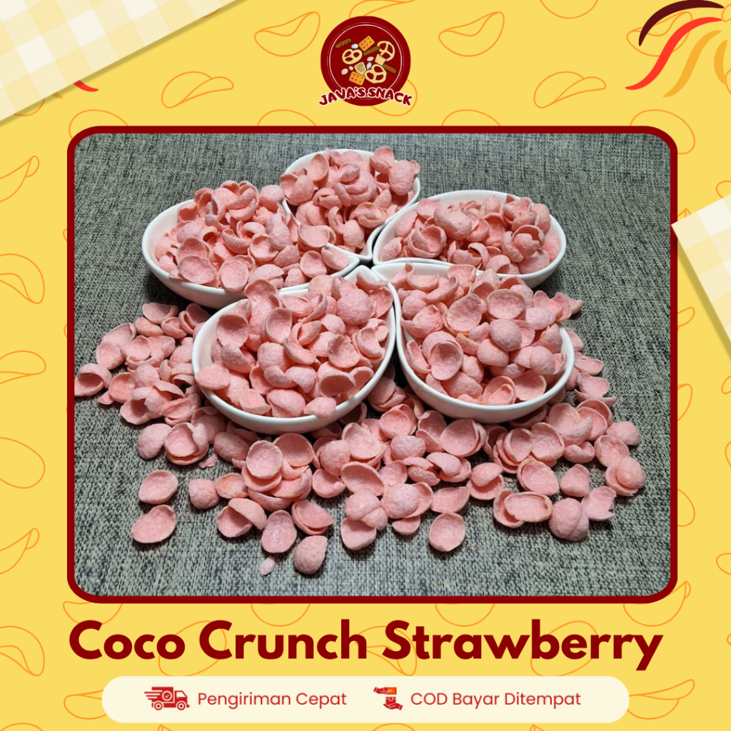 

Java's Simba Choco Crunch Strawberry - Snack Lezat Gratis Bubble Wr