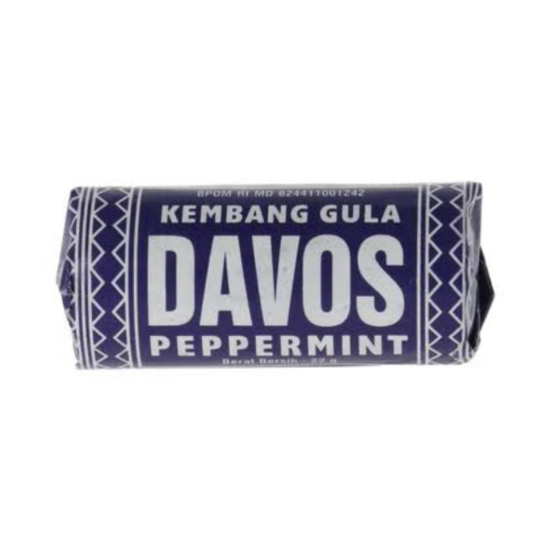 

ECER PERMEN DAVOS PEPPERMINT NETTO 15 GR