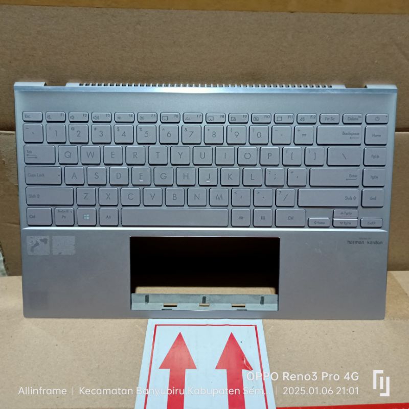  Frame + keyboard Asus Zenbook 14 Q407 Q407I Q407IQ Q408 Q408U Q408UG
