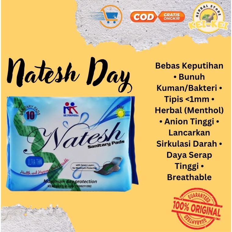 Pembalut Natesh Day Original