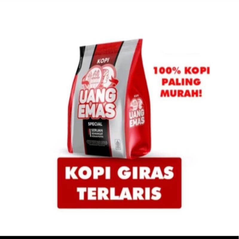 

KOPI GIRAS UANG MAS/Kopi Bubuk Murni cap Uang Mas/SPESIAL/350gr