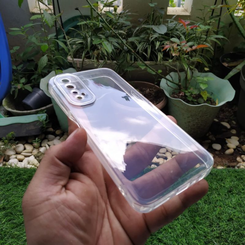 Silicone Realme 7 4G RMX2151 RMX2163 Narzo 20 Pro RMX2161 Jelly premium Transparan Case Kesing Casin