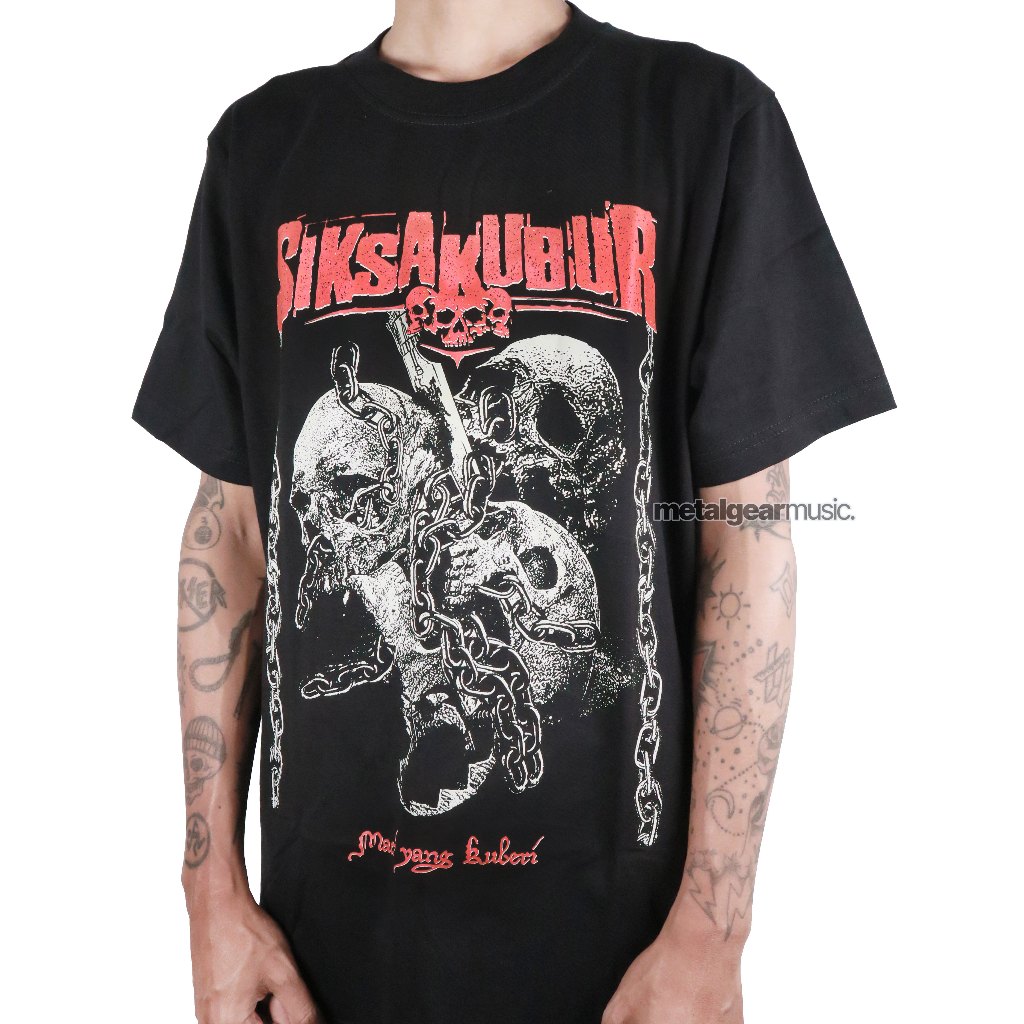 Metalgear Music Original siksaKubur - Mati Yang Kuberi Tshirt Baju Kaos