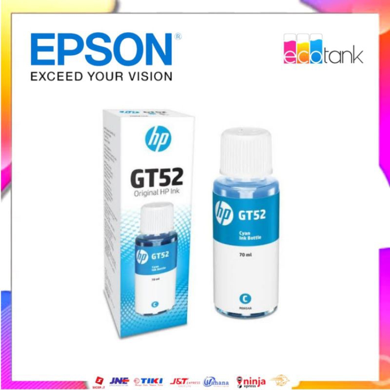 GT52 Cyan Original for printer HP Ink Tank 310, 315 series