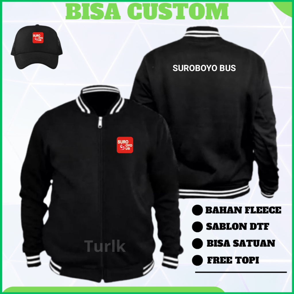 Jaket Suroboyo Bus Jaket Varsity Bus Suroboyo Bus Custom
