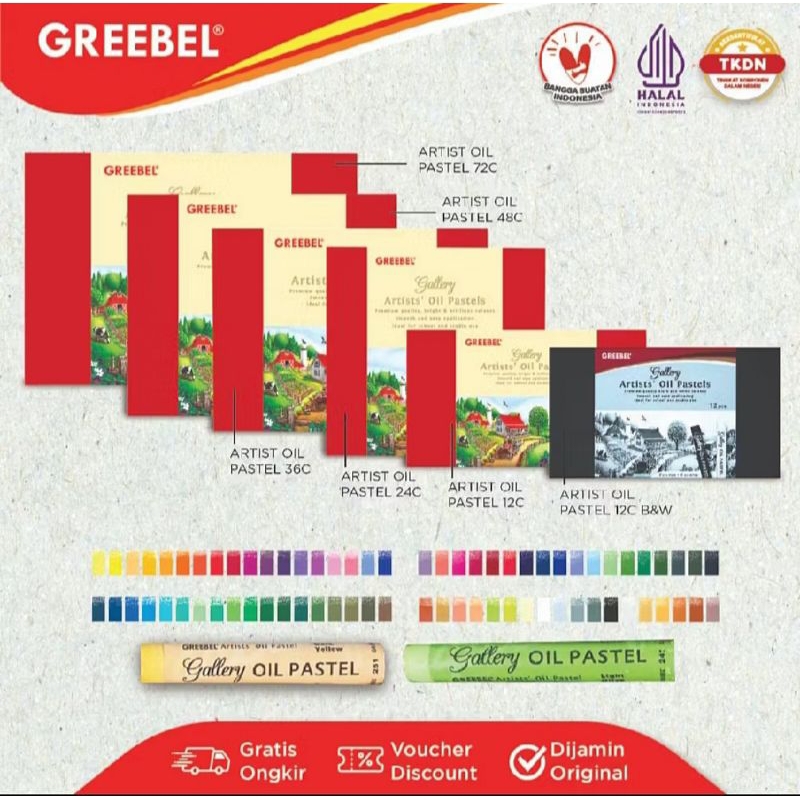 

GREEBEL / Crayon Greebel Artist / Krayon ARTIST Oil Pastel / Crayon Greebel / Crayon Premium