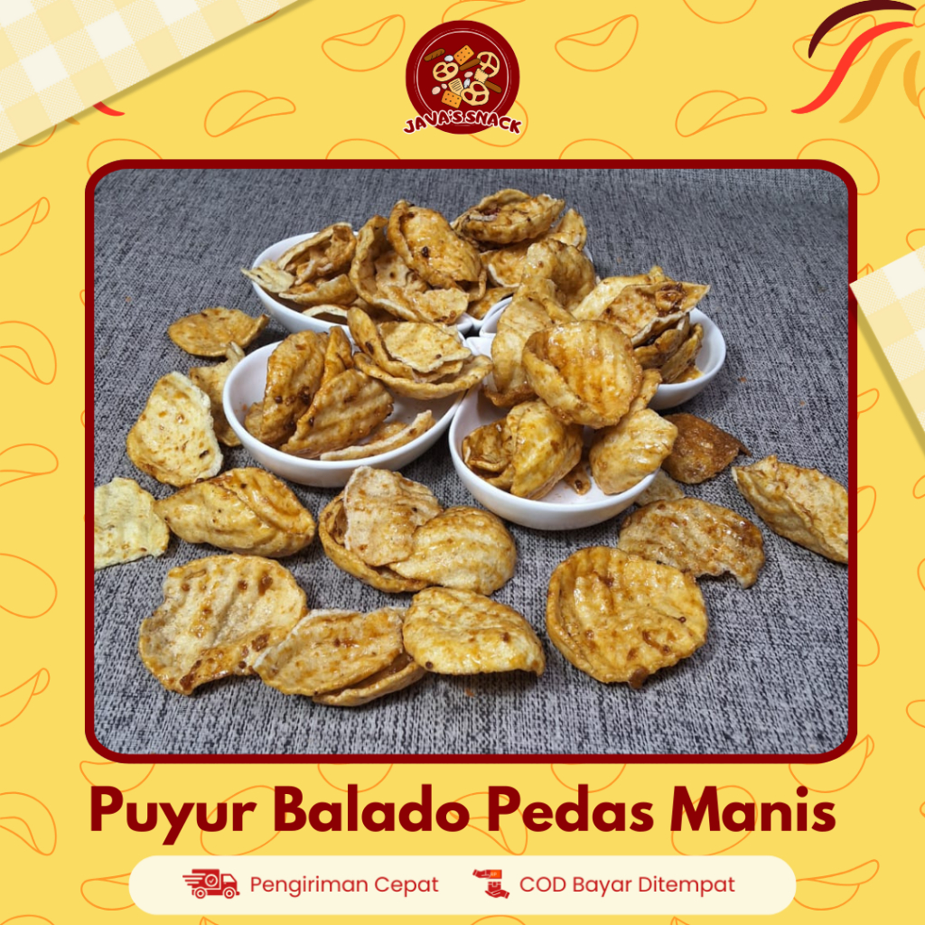 

Java's Snack Puyur Balado Pedas Manis kemasan 250gr 500gr