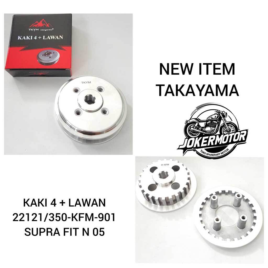 KAKI 4 + LAWAN RUMAH KOPLING RUMAH KAMPAS KOPLING KAKI 4 HONDA SUPRA FIT N 05 - TAKAYAMA