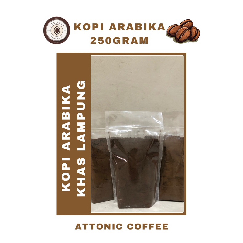

Kopi Arabika Khas Lampung 250Gram ORIGINAL Tanpa Campuran