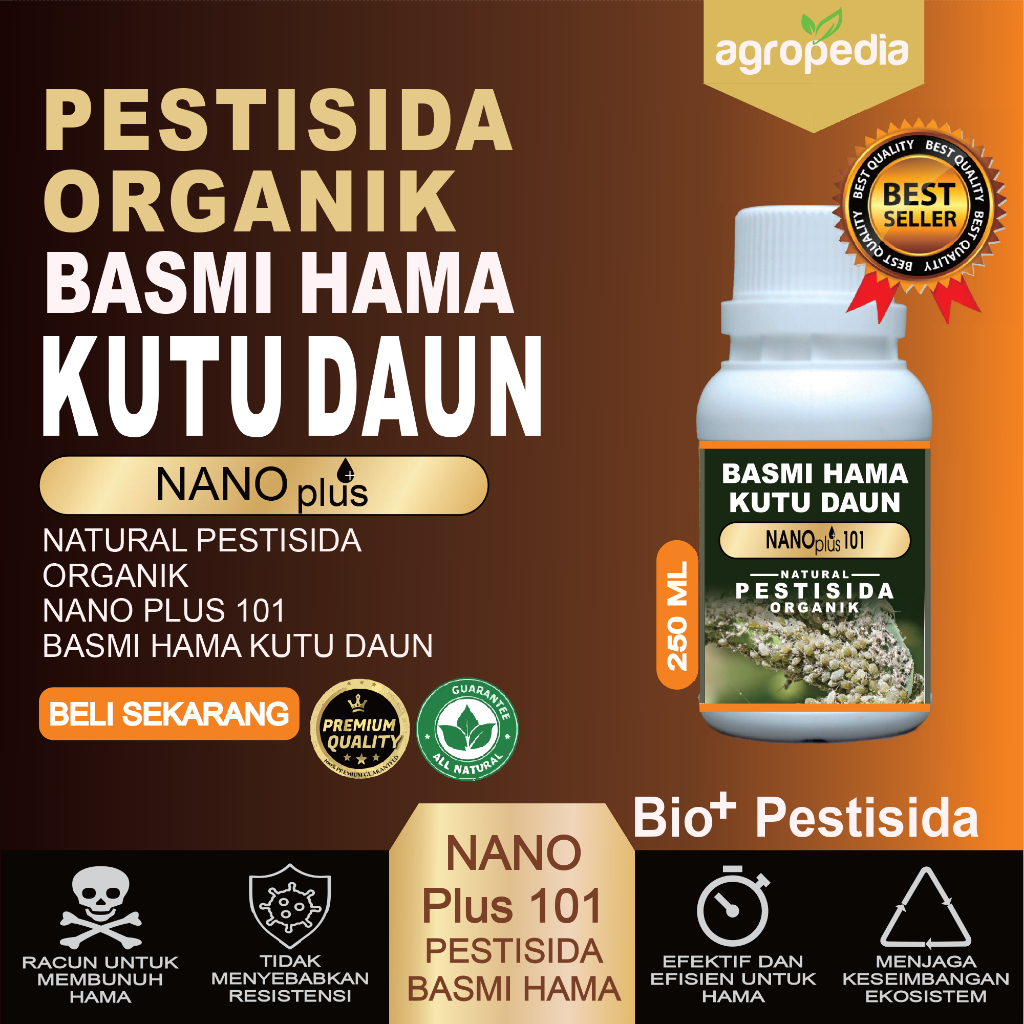 Pestisida Organik Cair / Pembasmi Hama Kutu Daun / Pestisida Nabati Semprot / Pestisida Organik / Ob