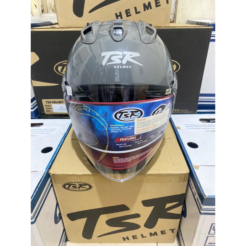 HELM TSR VZ-RAM MODERN GRAY/NARDO GREY