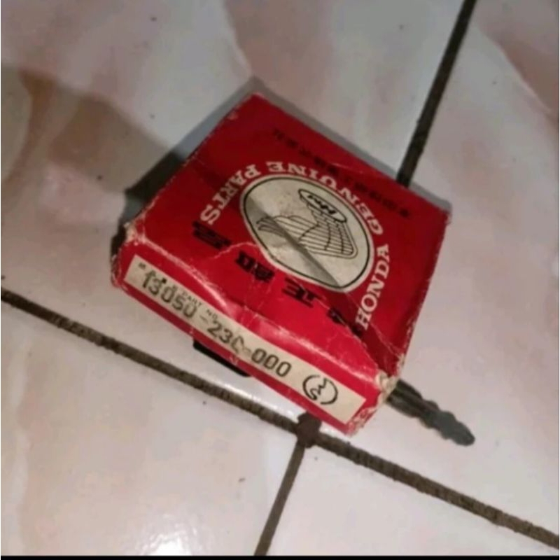 ring piston seher honda cb125 cb 125 twin 2 cylinder os 75 0.75 075 ori original honda