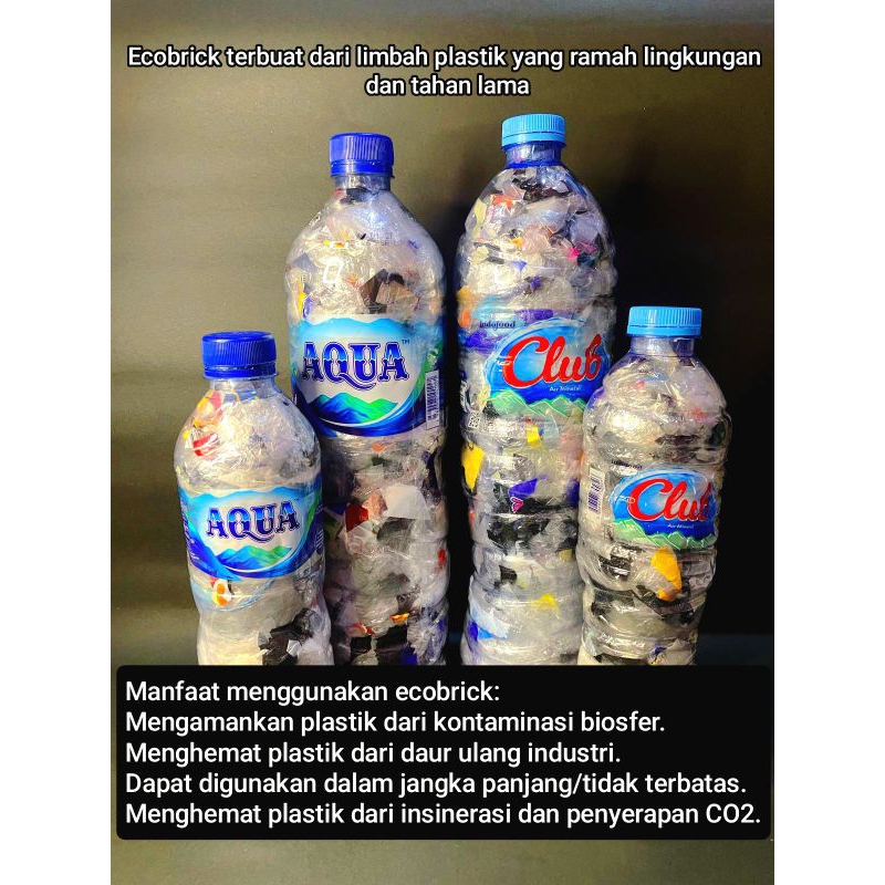 Ecobrick botol 600 ML