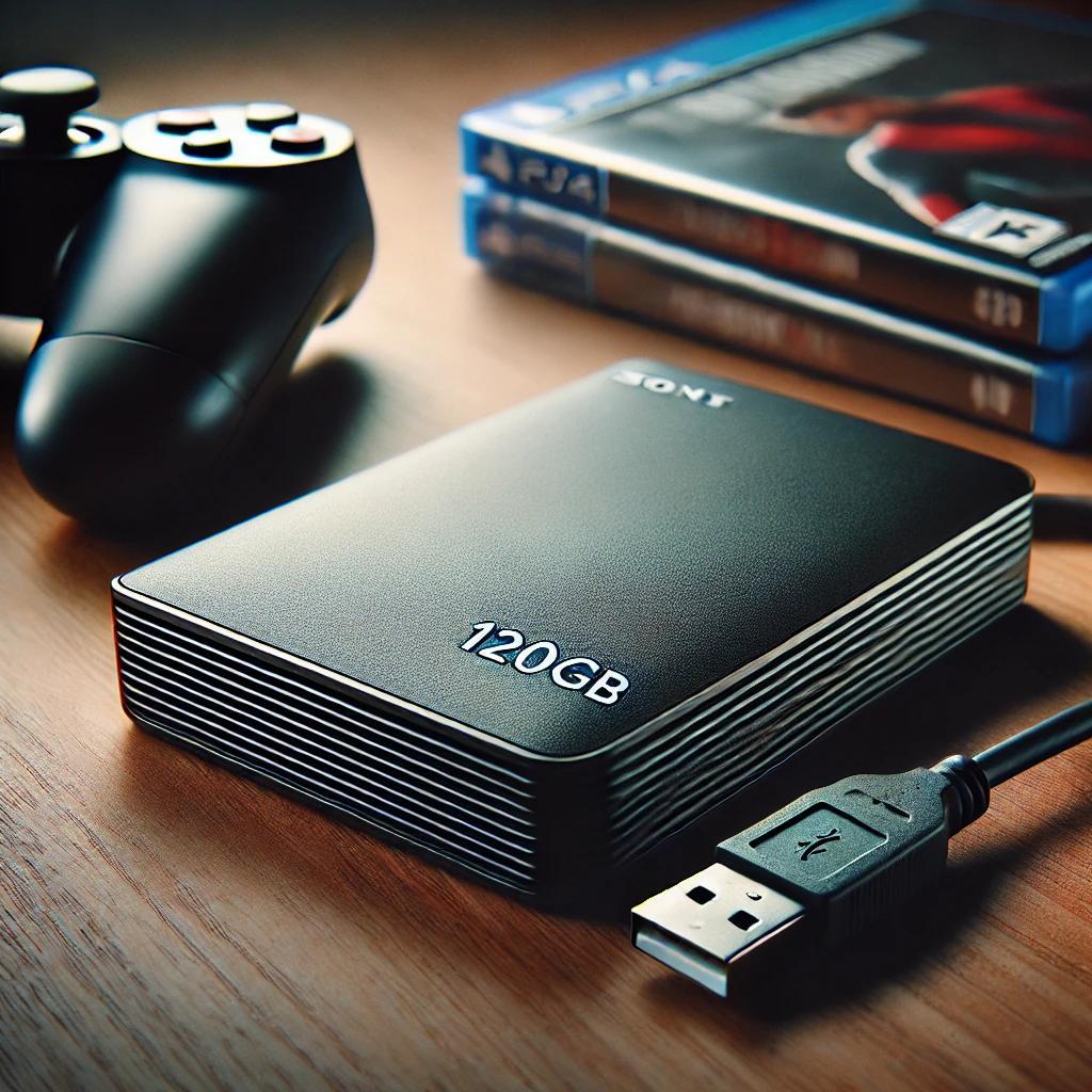 HARDISK EKSTERNAL 120 GB ISI GAME PS3/PS4 HEN
