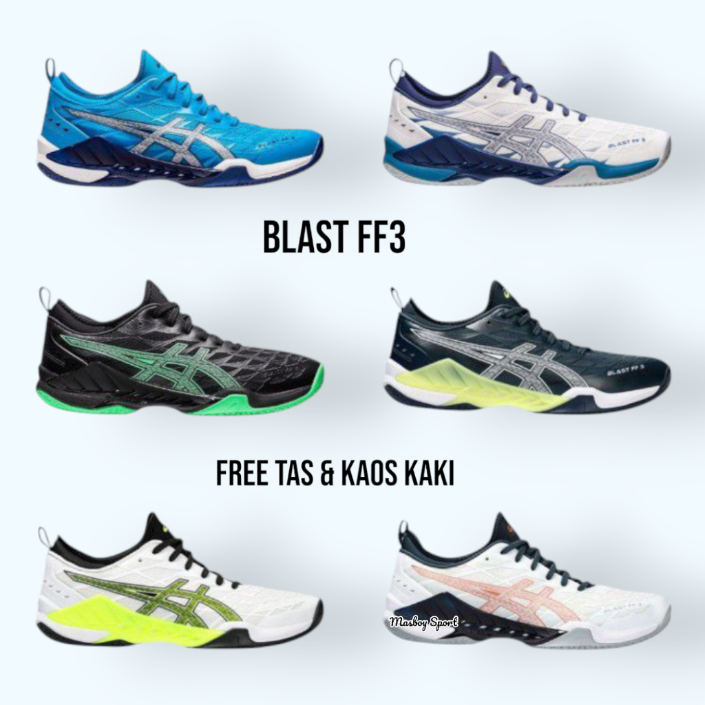 Sepatu Olahraga Badminton Blast ff 3 Terlaris / Sepatu Badminton Terbaru Blast ff 3 Low