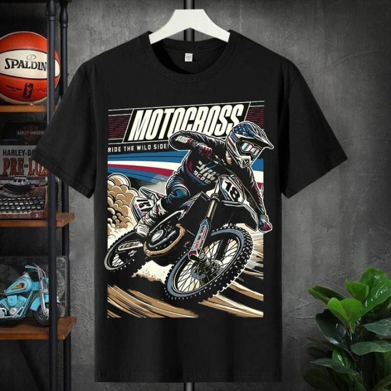 kaos motor trail,kaos motor cross,kaos pria,baju pria,kaos distro pria,kaos lengan pendek,baju lenga