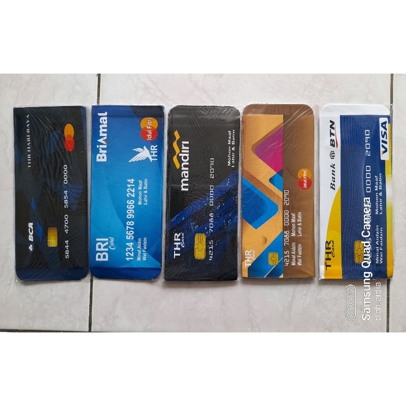 

Amplop lebaran ukuran jumbo motif ATM 1 pack isi 10