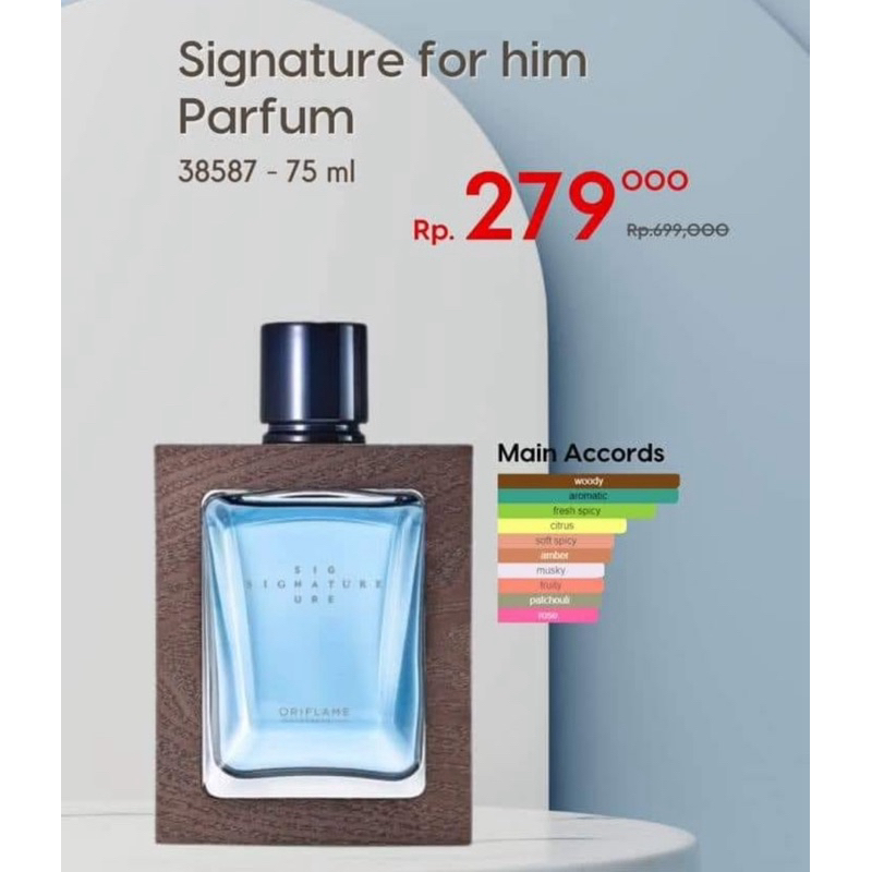 Oriflame Signature For him Parfum