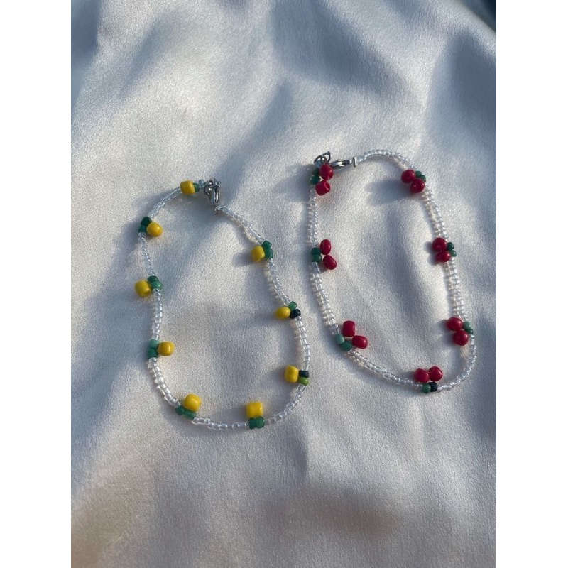 Gelang Cherry Manik | Beads Bracelet Cherry
