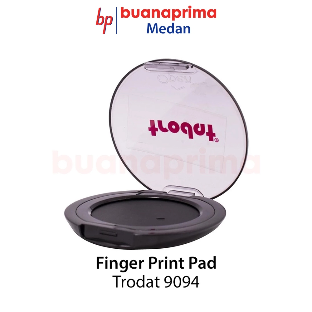 

STEMPEL TRODAT SIDIK JARI Hitam Biru Bantalan Finger Print Stamp Pad Cap Notaris 9094