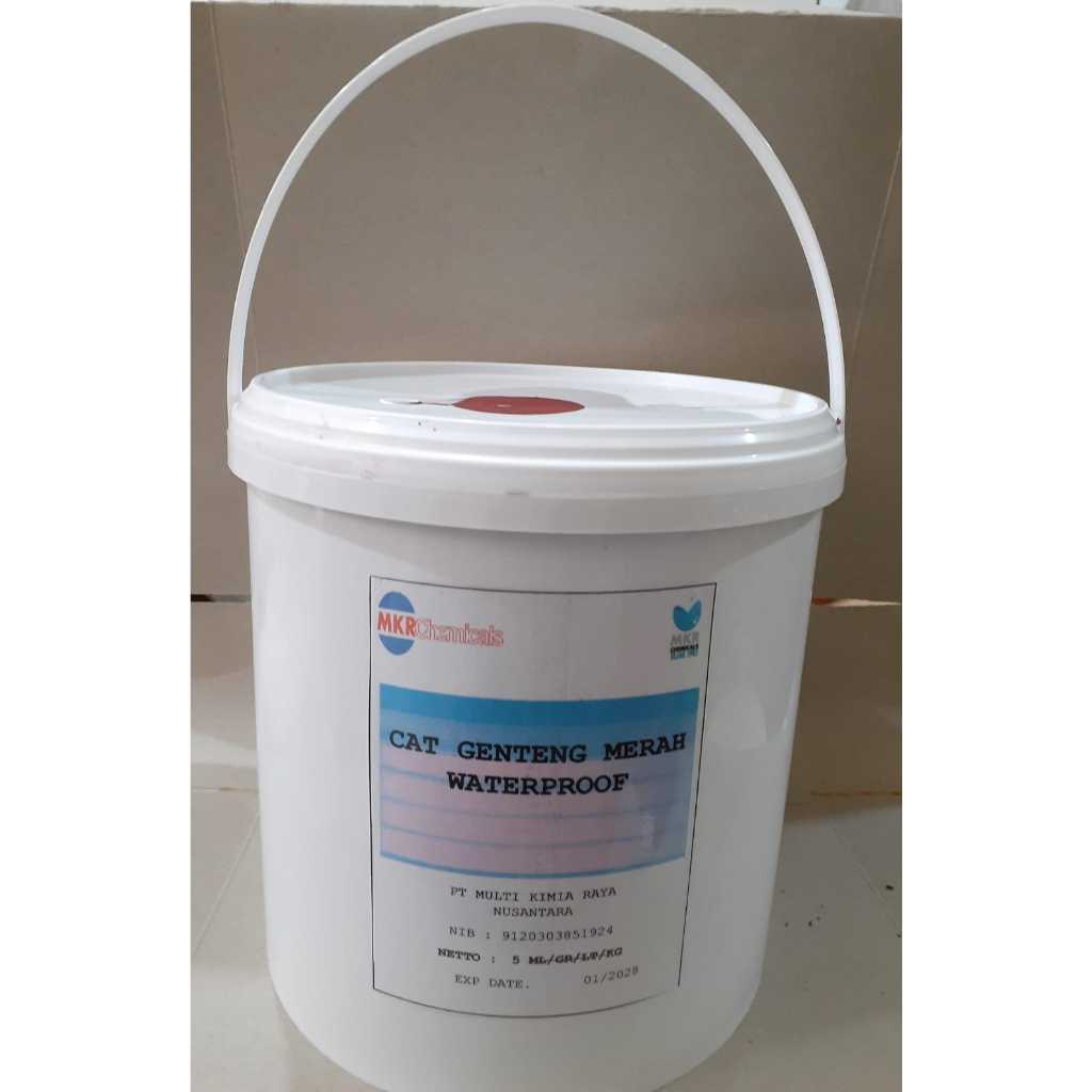 CAT GENTENG MERAH WATERPROFF - 5KG