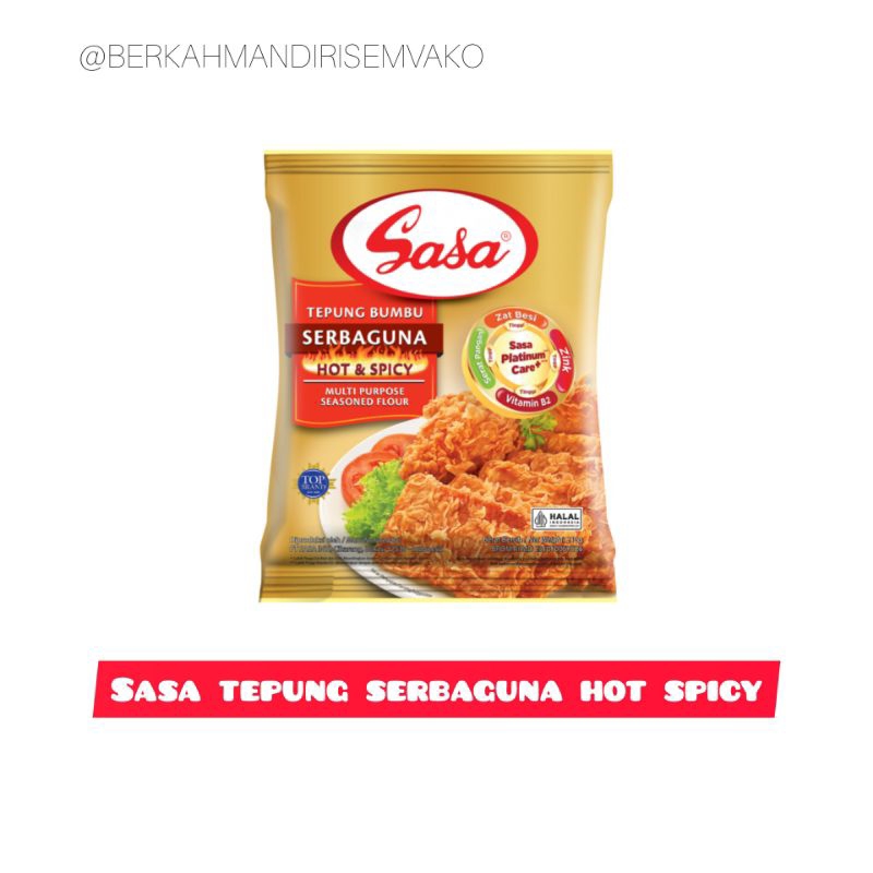 

Sasa tepung serbaguna Hot & Spicy 70 gram