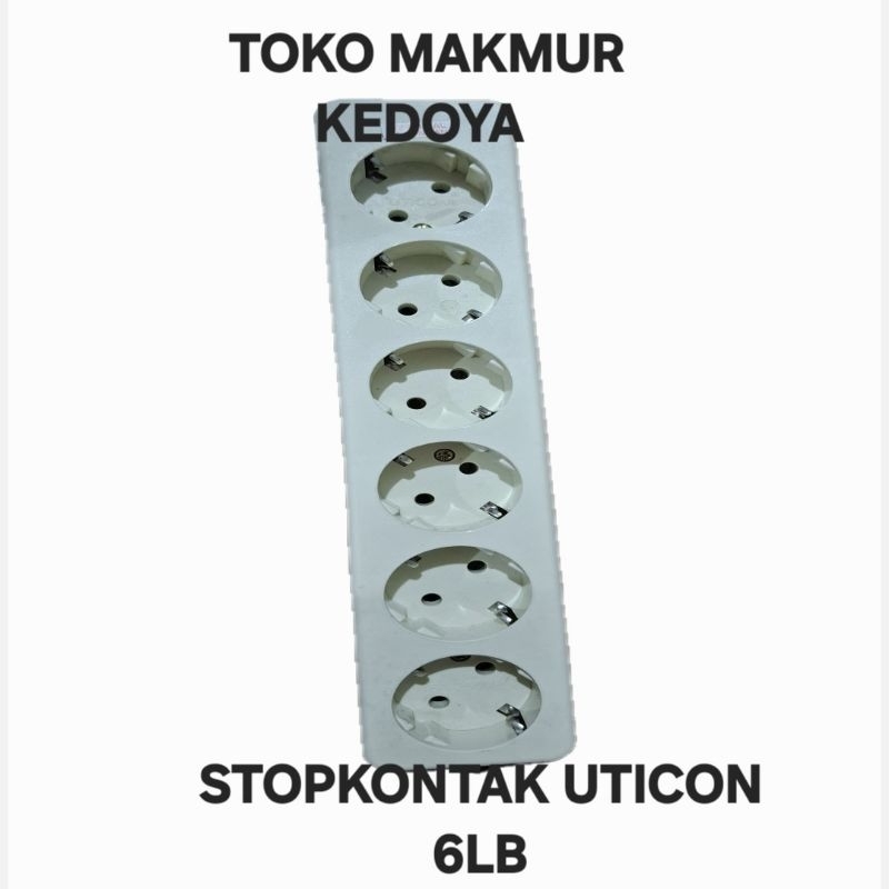 STOPKONTAK UTICON 6LUBANG