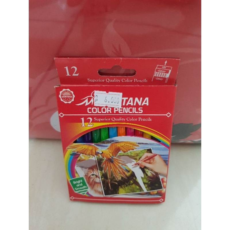 

Pensil warna kayu montana color pencils 12pcs