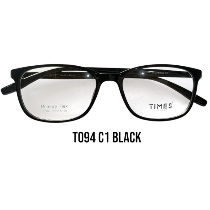 Kacamata Frame Times Kotak Plastik