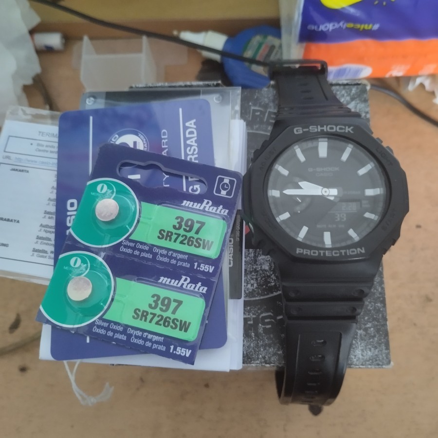 G Shock GA 2100 1ADR fullset original second