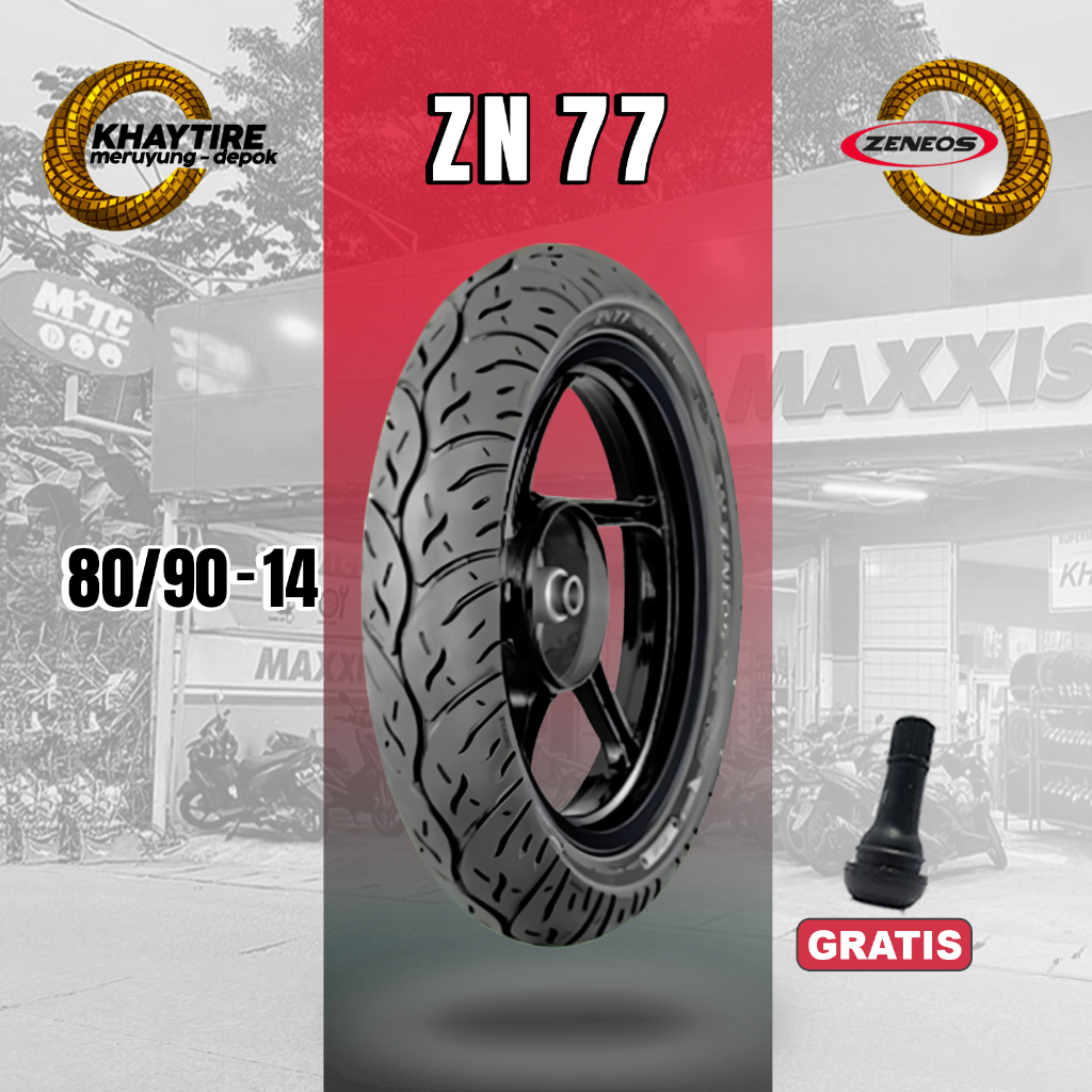 Ban Motor Matic Zeneos ZN77 80/90 Ring 14 Tubeless