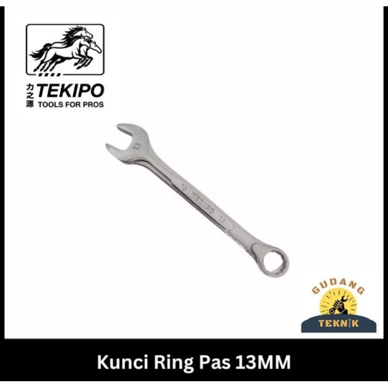 Kunci Ring Pas 13MM Tekipo / Combination Wrench Sunk Panel 13 MM AX-WR-CO0008