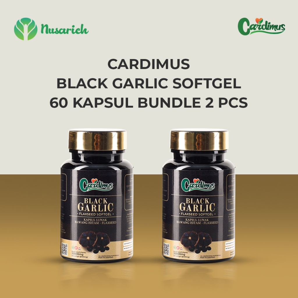 

Cardimus Black Garlic Softgel 60 Kapsul Bundle 2 Pcs