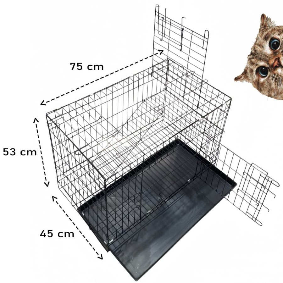 KANDANG/KURUNGAN HEWAN KUCING ANJING (WARNA RANDOM)