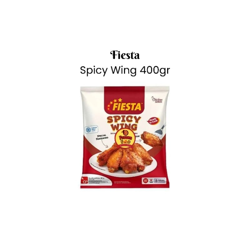 

Fiesta spicy wing 400gr | nuget | naget | sayap ayam pedas | ayam goreng