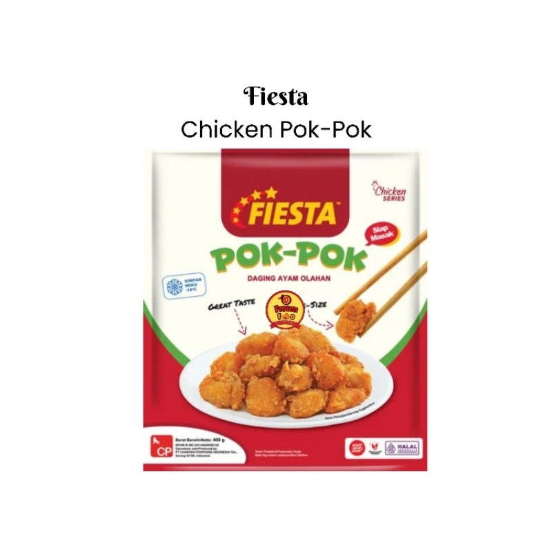 

Naget Fiesta chicken pok pok 400gr | nuget | nugget | ayam pok pok | ayam goreng