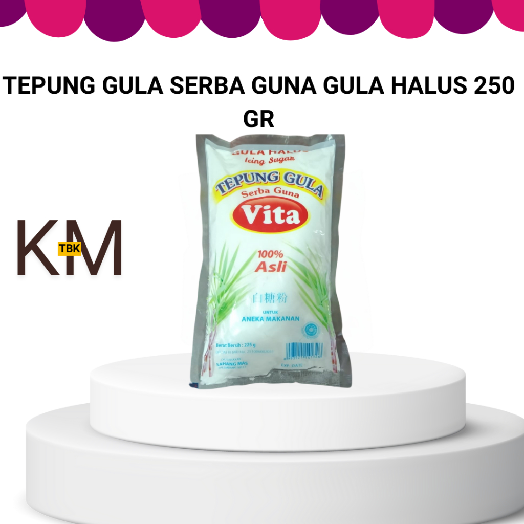 

Vita Tepung Gula / Gula Halus 225 gr