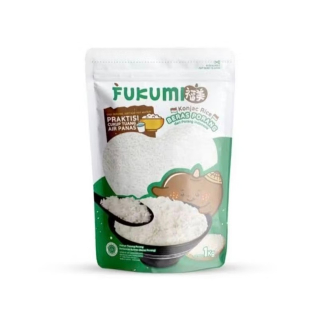 

(ORIGINAL) FUKUMI Beras Porang 1 kg (pouch) - Shirataki / Konjac Rice