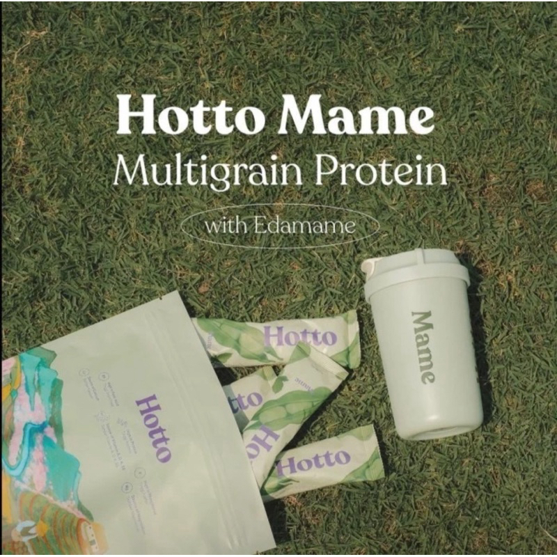 

Hotto mame Multigrain tinggi protein, dengan edamame super food