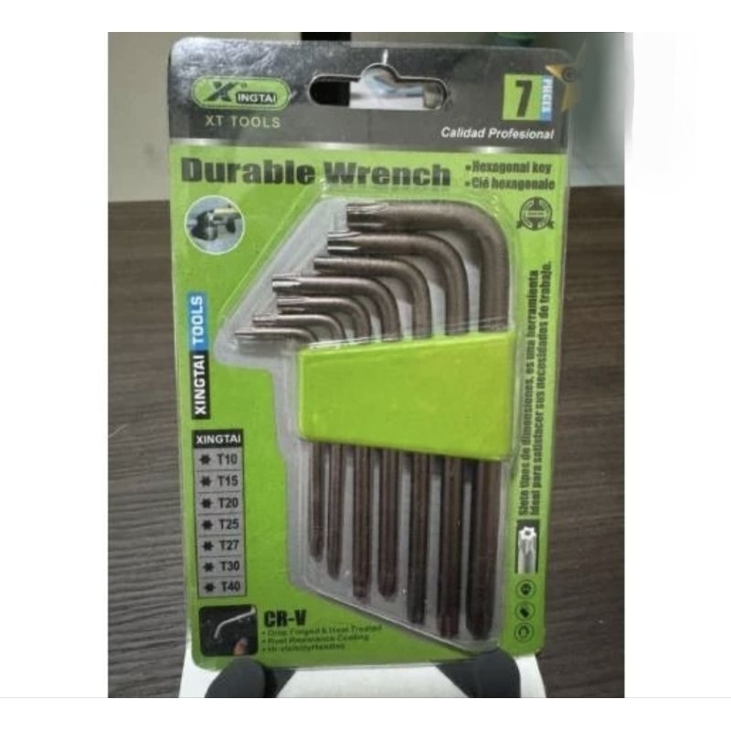 Xingtai Kunci L Set Bintang Tamper Mini 7pcs 7 pcs