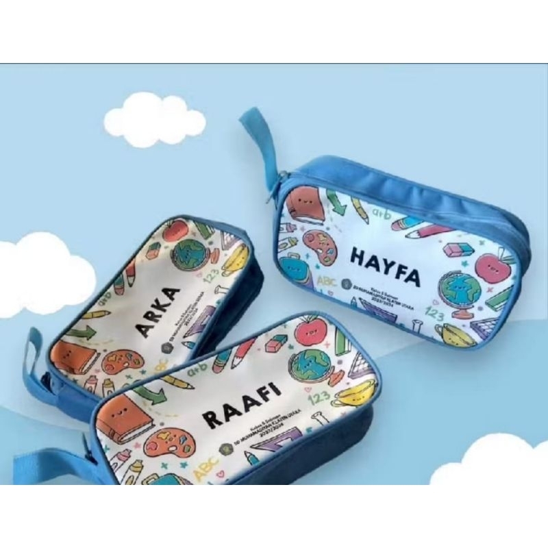 

Custom Tempat pensil bisa request gambar + nama murah