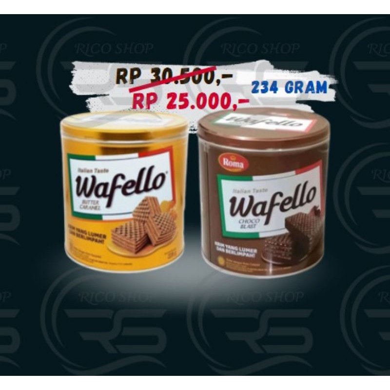 

Biskuit Wafello Caramel