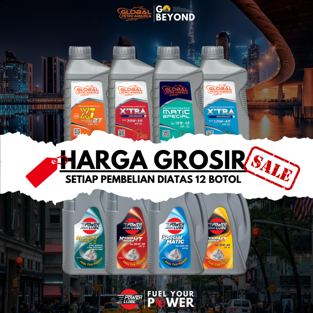 Sm GPA X1 2T API TC Low Smoke untuk 2 stroke