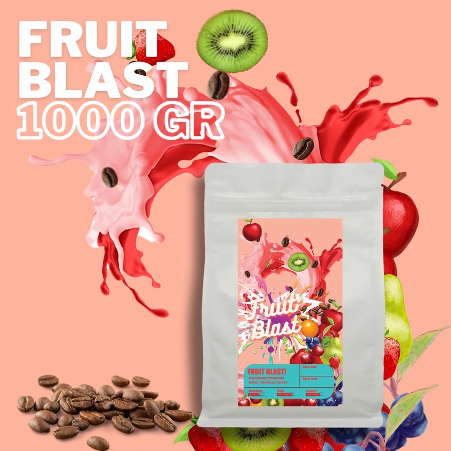 

Well's Toko Biji Kopi - KOPI ARABIKA FRUIT BLAST ROASTED BEAN COFFEE - 1 KG