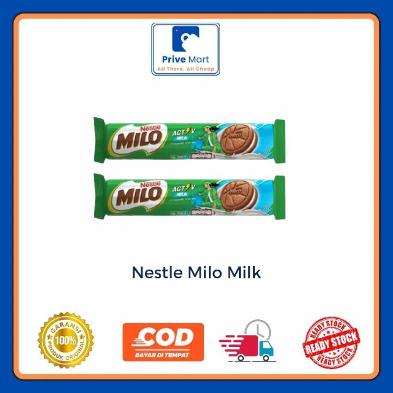 

Nestle Milo Biskuit Sandwich Active Milk 104g Prive Mart