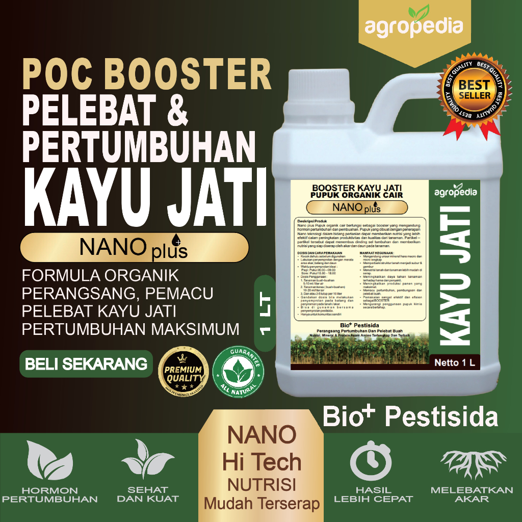 AMINO BOOSTER Pupuk Pohon Jati, Perangsang Pohon Jati Cepat Besar, Pupuk Penyubur Pohon Jati, Pengua